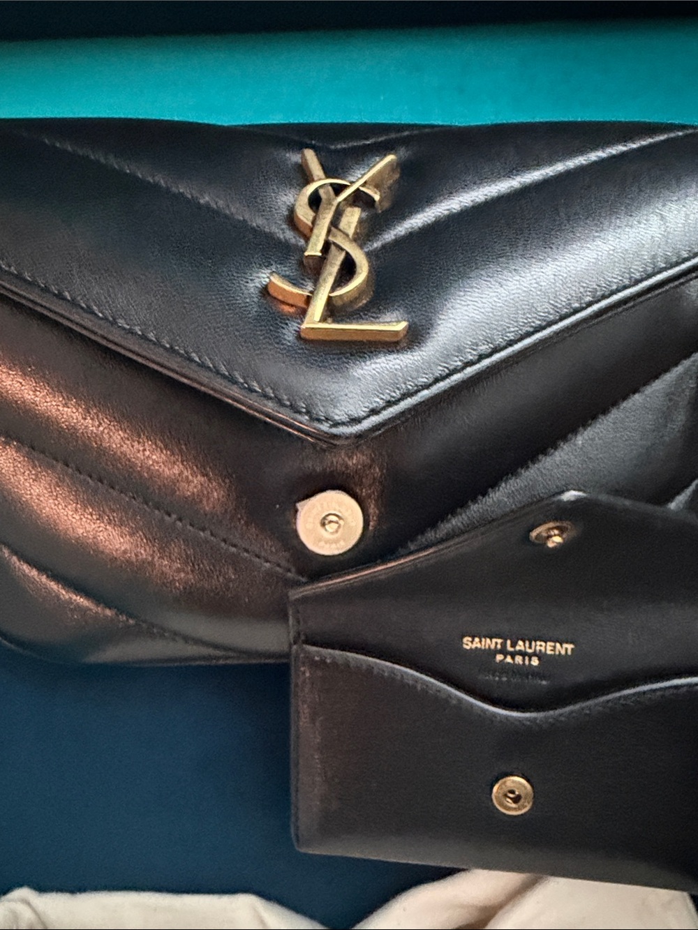 Saint Laurent Loulou Mini in Lambskin Crossbody Black - NWB - Picture 7 of 7